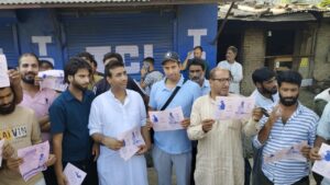 Dr. Bilal Ahmad Bhat Leads Transformative Door-to-Door Campaign in Wuyan, Advocating for a Brighter Future with Team Dr. Bari