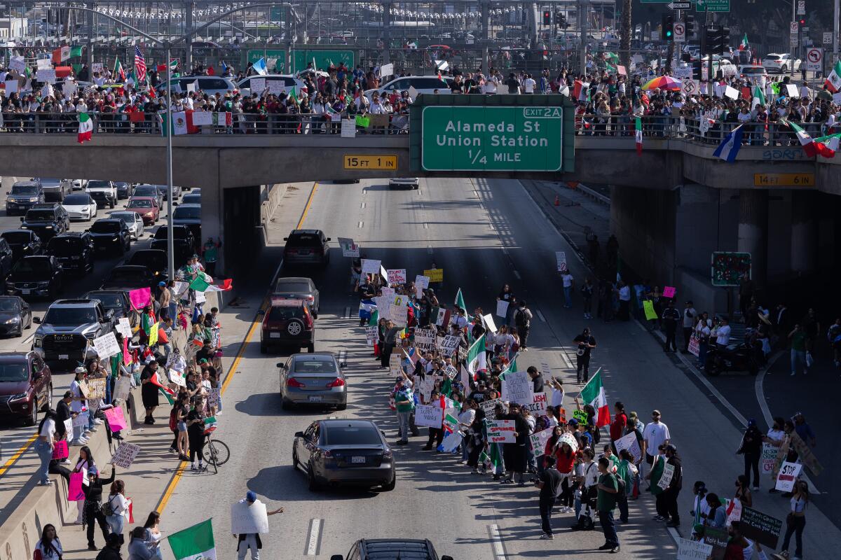 Protests Intensify in Los Angeles Against Trump’s Immigration Policies