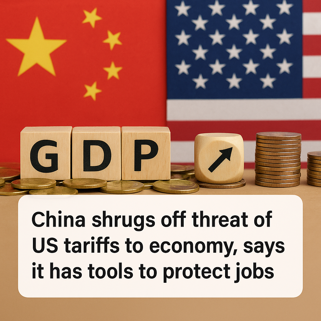China Downplays US Tariff Threat, Promises Support for Jobs and Growth