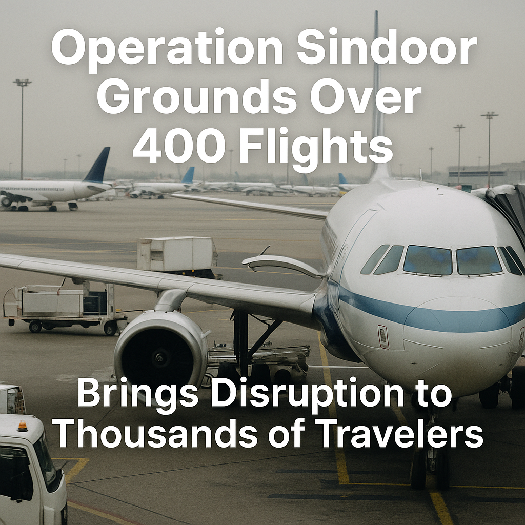 Operation Sindoor Grounds Over 400 Flights, Brings Disruption to Thousands of Travelers