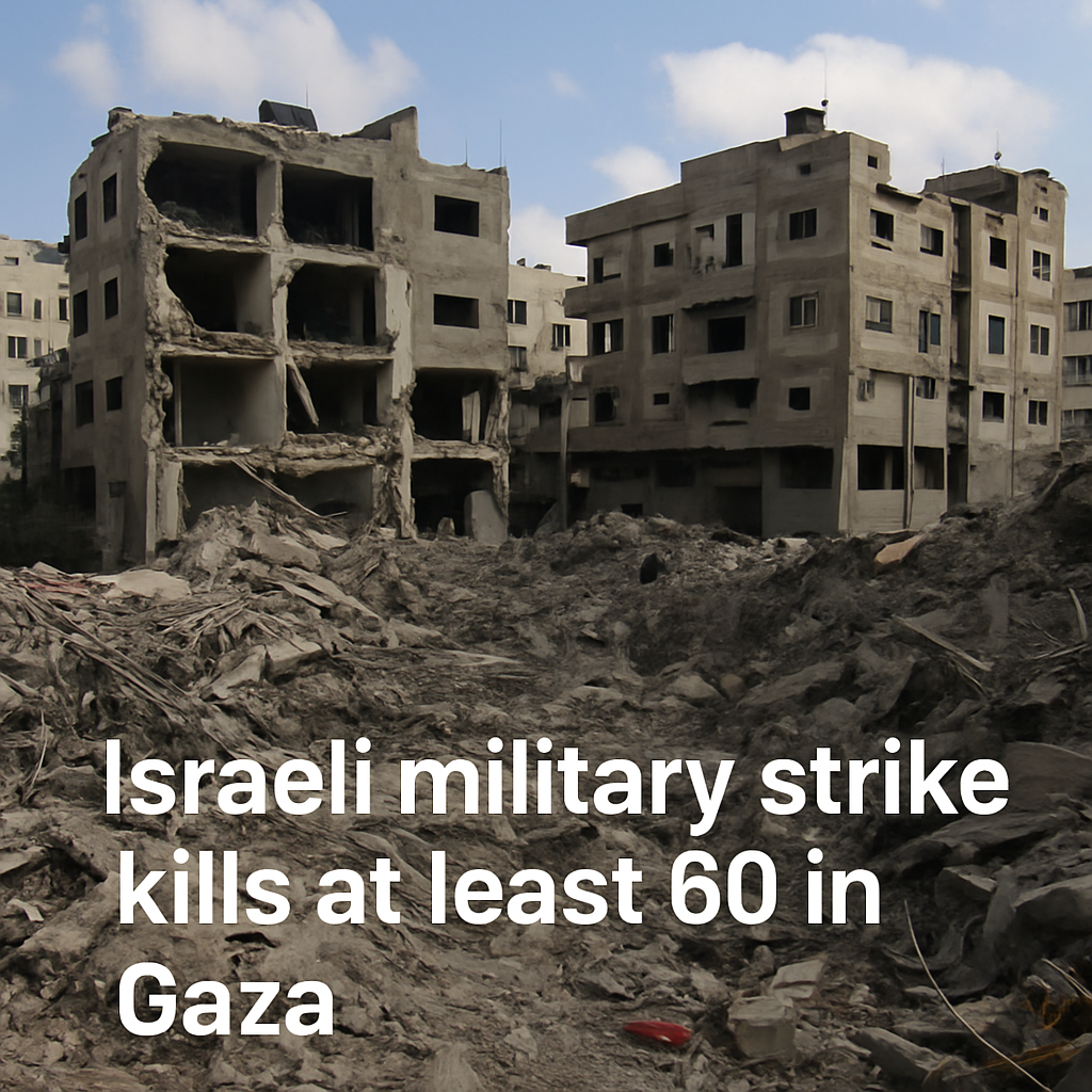 Gaza Grieves: Families Torn Apart as Airstrikes Kill Dozens Amid Ceasefire Hopes