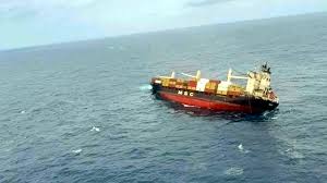 Tragedy at Sea: Hazardous Cargo Spills into Arabian Waters as Ship Capsizes Off Kerala Coast