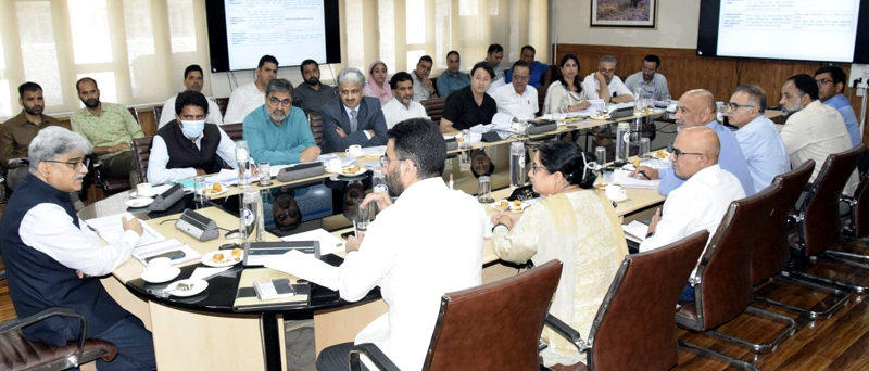 Chief Secretary Atal Dulloo Urges Swift Action to Strengthen Healthcare Across Jammu & Kashmir