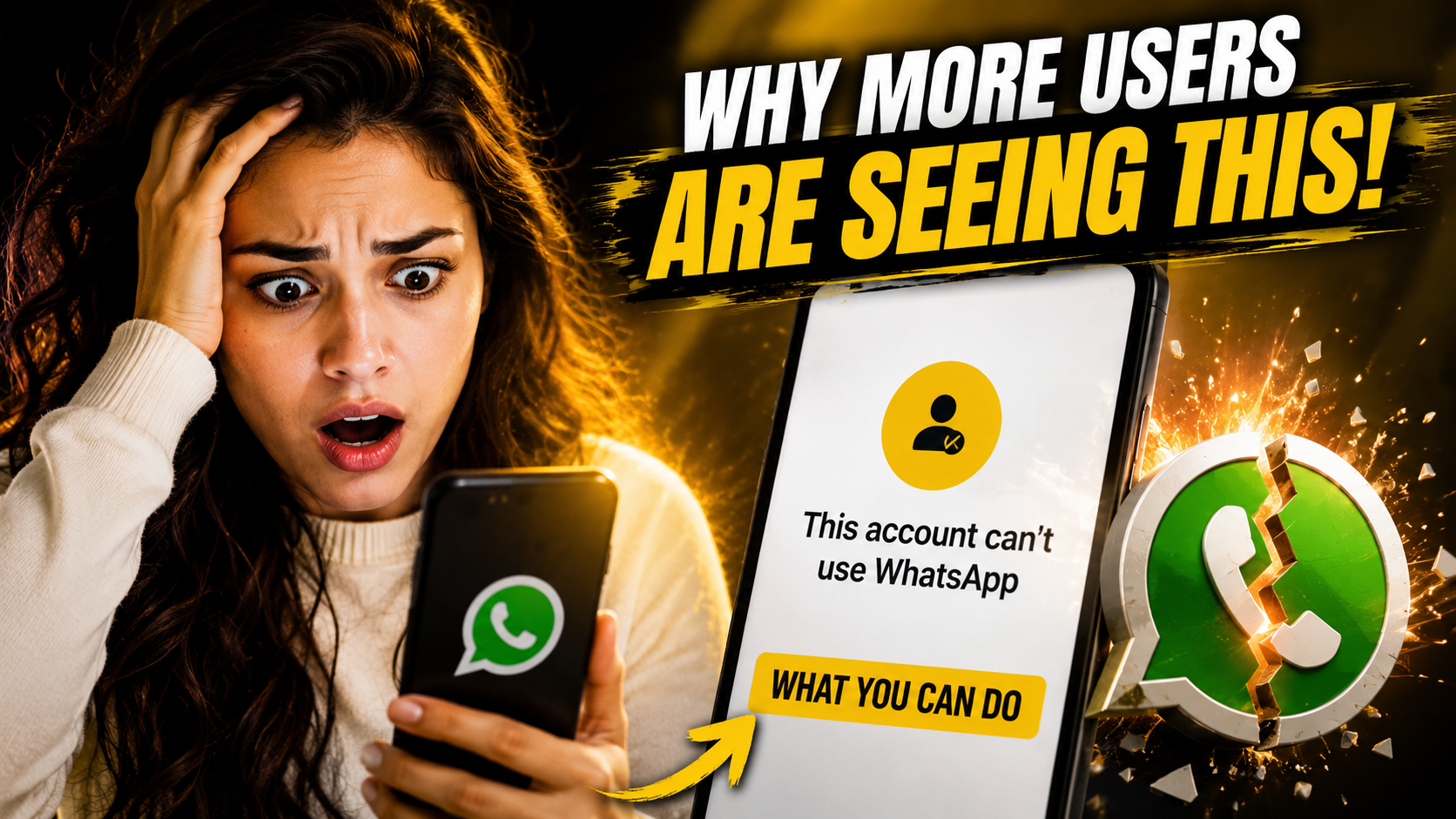 Why more users are seeing “This account can’t use WhatsApp” — and what you can actually do about it